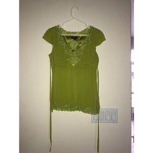 Green bebe blouse